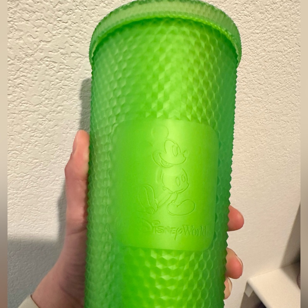 Starbucks - Green Disney Tumbler with Mickey Mouse Design